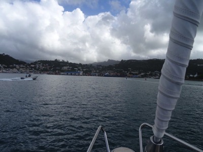 Heading into Grenada Yacht Club